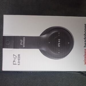 Black P47 Wireless Headphones